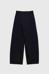 TAILORING CROSSOVER PANTS | BLACK