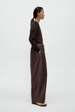Load image into Gallery viewer, MAXI PANTS | CHOCOLATE BROWN
