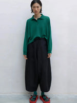 Load image into Gallery viewer, LINEN NEW MAXI PANTS | BLACK
