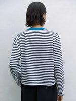 Load image into Gallery viewer, MERINO WOOL STRIPED T-SHIRT
