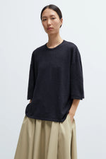 Load image into Gallery viewer, MERINO WOOL OVERSIZED T-SHIRT | ANTHRACITE
