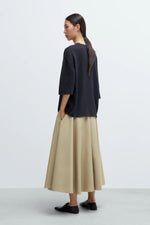 Load image into Gallery viewer, MERINO WOOL OVERSIZED T-SHIRT | ANTHRACITE
