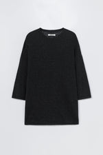Load image into Gallery viewer, MERINO WOOL OVERSIZED T-SHIRT | ANTHRACITE
