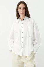 Load image into Gallery viewer, OVERSIZED LACE SHIRT | WHITE
