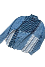 Load image into Gallery viewer, WORKING CLASS DRESS SHIRT | STRIPES MIX | SMALL | D
