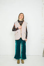 Load image into Gallery viewer, SHEEP WOOL VEST | PINK x LAVENDER
