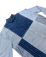 Load image into Gallery viewer, WORKING CLASS DRESS SHIRT | STRIPES MIX | SMALL |B
