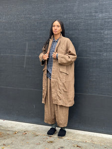 LINEN CANVAS COAT | MULTIPLE COLOURWAYS