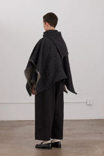 Load image into Gallery viewer, ALPACA SHORT PONCHO | GREY
