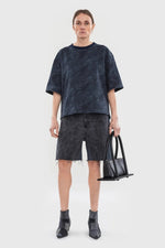 Load image into Gallery viewer, YIN YANG T SHIRT | WASHED GREY
