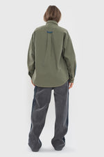 Load image into Gallery viewer, SHIRT WITH REWORKED DENIM DETAILS | MULTIPLE COLOURWAYS
