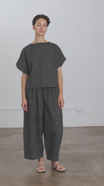Load and play video in Gallery viewer, WIDE PANTS MELANGE | MULTIPLE COLOURWAYS

