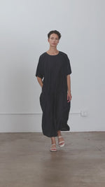 Load and play video in Gallery viewer, EASY DRESS | FADED BLACK
