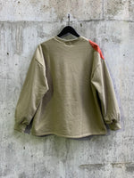 Load image into Gallery viewer, APPLI GRAND OVERSIZED SWEATSHIRT | OLIVE
