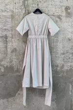 Load image into Gallery viewer, COTTON SILK BROADCLOTH WRAPPED DRESS | MULTIPLE COLOURWAYS
