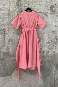 COTTON SILK BROADCLOTH WRAPPED DRESS | MULTIPLE COLOURWAYS