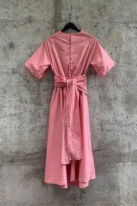 COTTON SILK BROADCLOTH WRAPPED DRESS | MULTIPLE COLOURWAYS