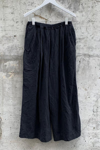 PLEAT PANT | BLACK