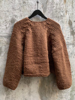 Load image into Gallery viewer, HANDKNIT CARDIGAN | BROWN
