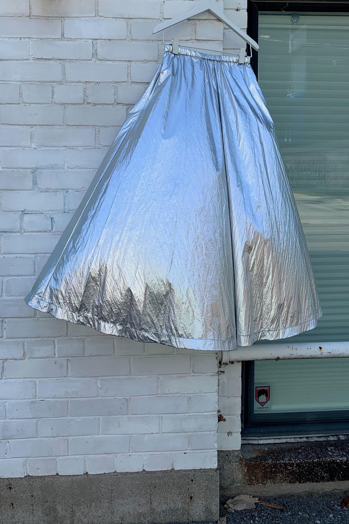 SPACE SKIRT | SILVER