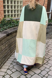 LONG COLOURBLOCK JACKET