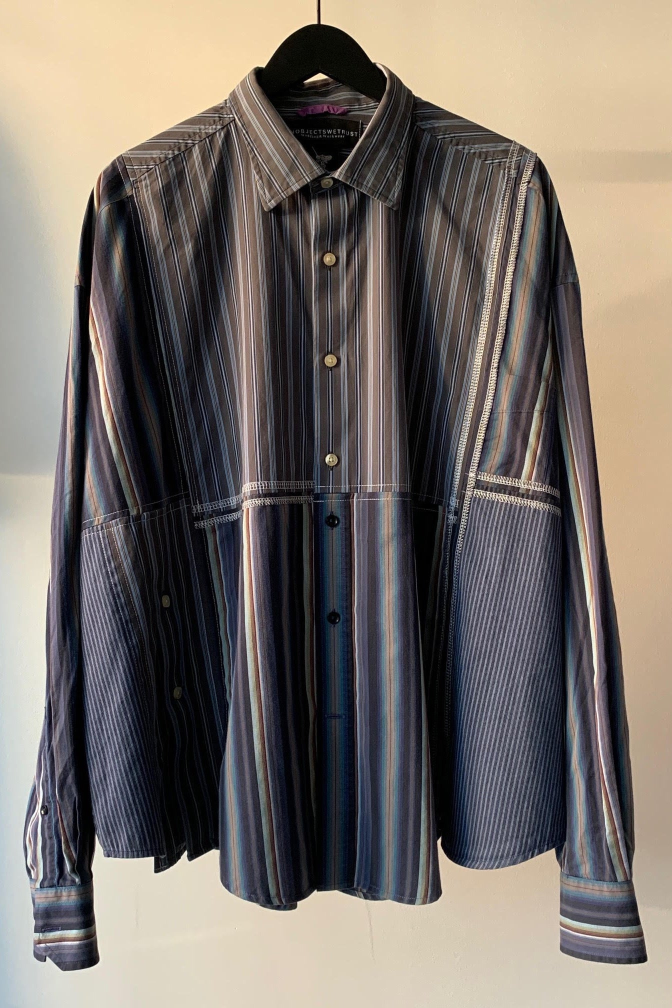 WORKING CLASS DRESS SHIRT | STRIPES MIX | MEDIUM