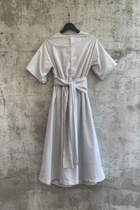 COTTON SILK BROADCLOTH WRAPPED DRESS | MULTIPLE COLOURWAYS