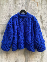 Load image into Gallery viewer, HANDKNIT PULLOVER | BLUE
