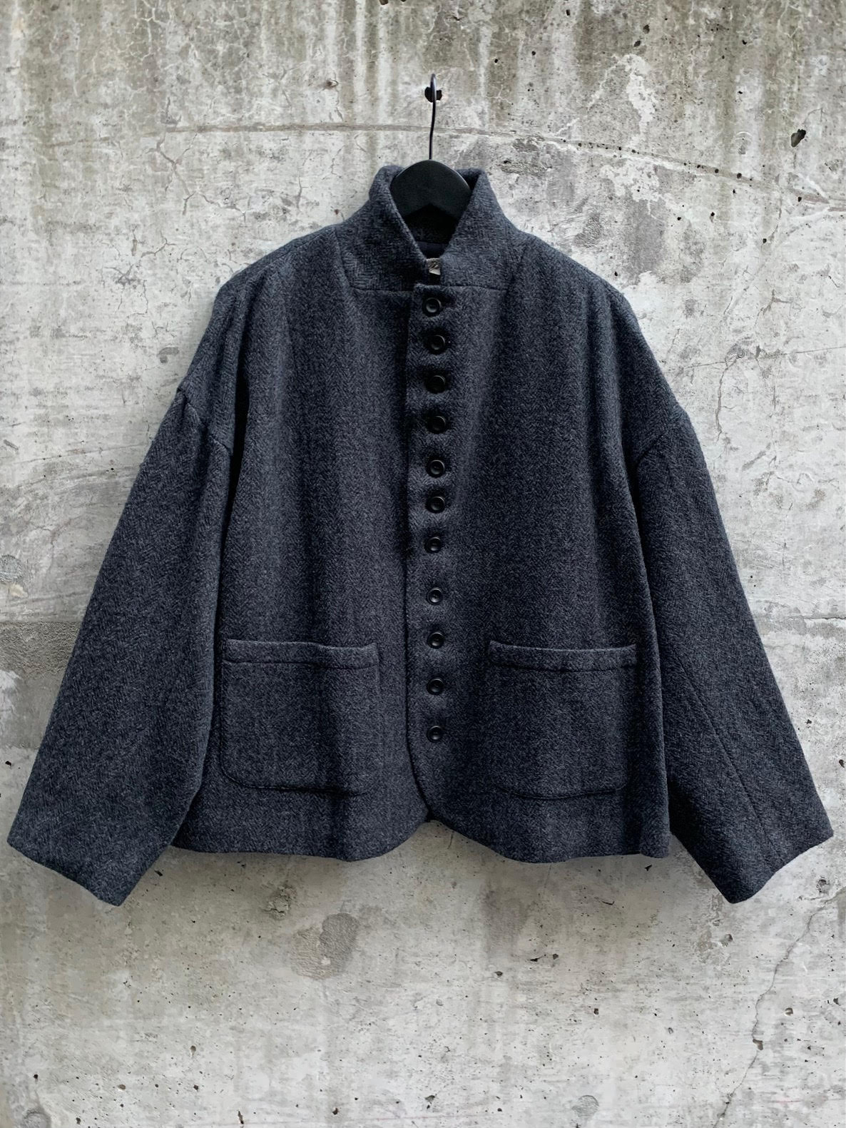 WOOL HERRINGBONE JACKET | MULTIPLE COLOURWAYS