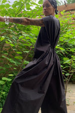 Load image into Gallery viewer, SHIRRED JUMPSUIT | BLACK
