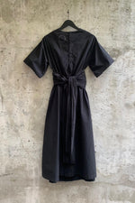 Load image into Gallery viewer, COTTON SILK BROADCLOTH WRAPPED DRESS | MULTIPLE COLOURWAYS
