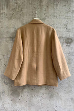 Load image into Gallery viewer, BECKETT JACKET | OCHRE LINEN SUITING
