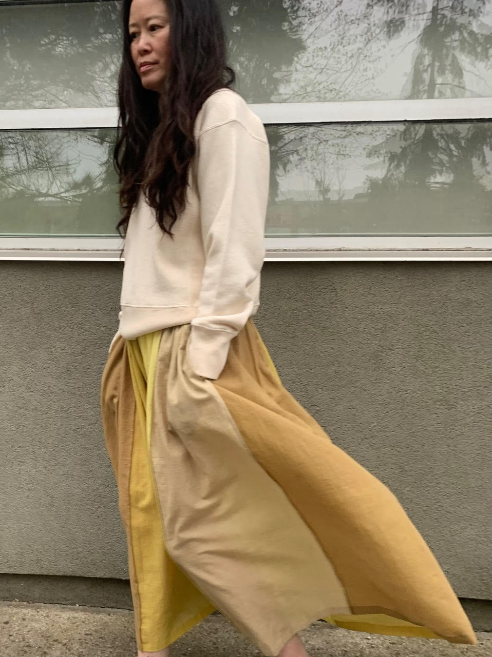 WIDE SKIRT | 4 YELLOW/BEIGE SHADES