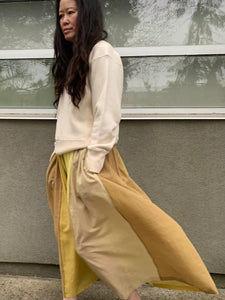 WIDE SKIRT | 4 YELLOW/BEIGE SHADES