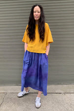 Load image into Gallery viewer, HAND DYED SILK T TOP | GOLD
