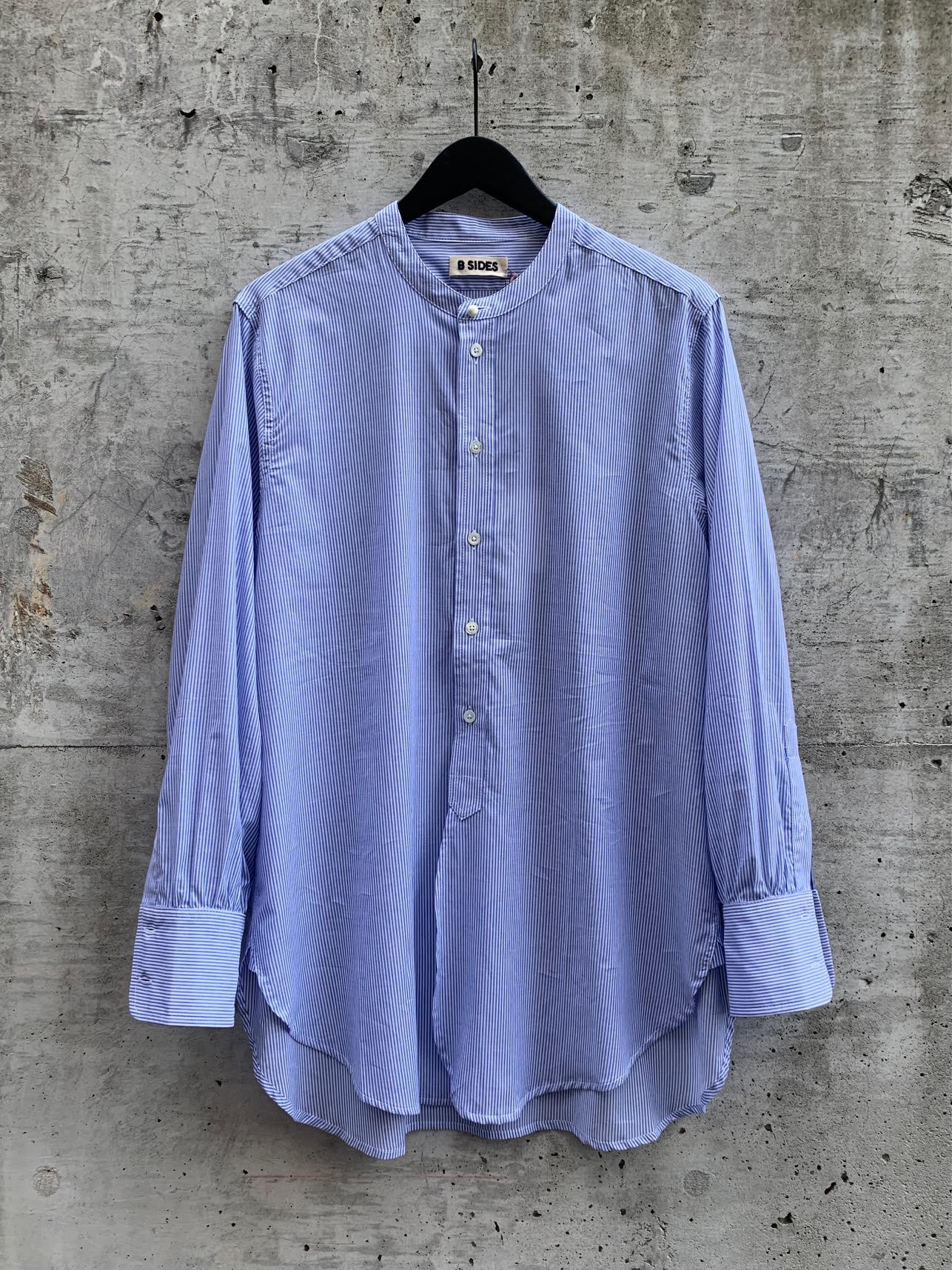 MARTA SHIRT | NAVY WHITE STRIPE