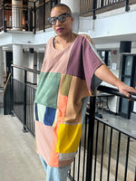 Load image into Gallery viewer, PATCHWORK DRESS | MULTICOLOUR
