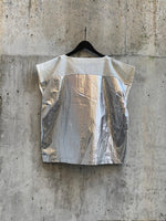 Load image into Gallery viewer, BLOCK TUNIC | SILVER x CREAM
