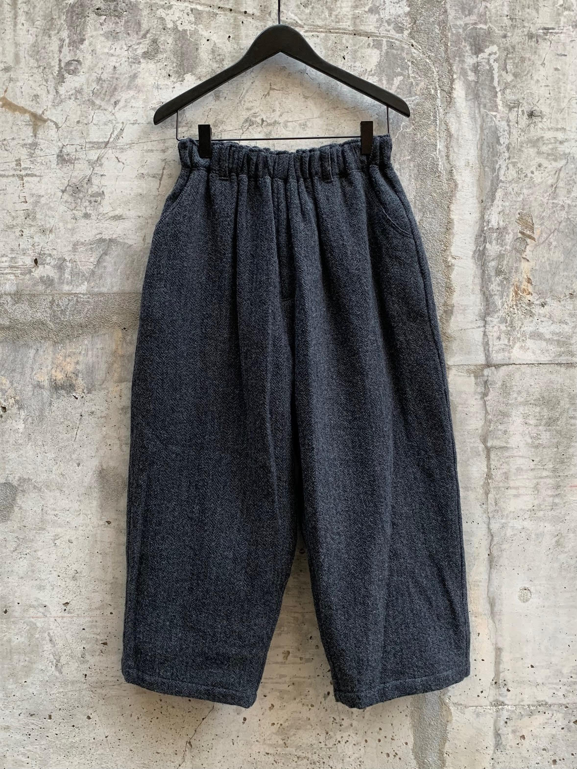 WOOL HERRINGBONE PANTS | MULTIPLE COLOURWAYS