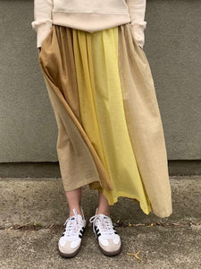 WIDE SKIRT | 4 YELLOW/BEIGE SHADES