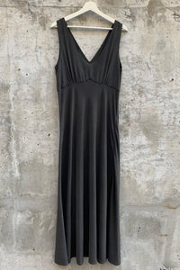HAND DYED SILK TELMO DRESS | EUCALYPTUS
