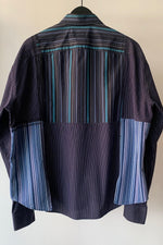 Load image into Gallery viewer, WORKING CLASS DRESS SHIRT | STRIPES MIX | SMALL | G
