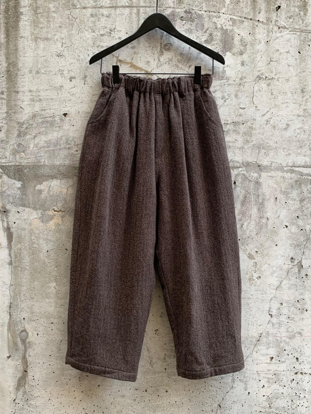WOOL HERRINGBONE PANTS | MULTIPLE COLOURWAYS