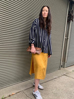 Load image into Gallery viewer, HAND DYED SILK SLIP DRESS | GOLD
