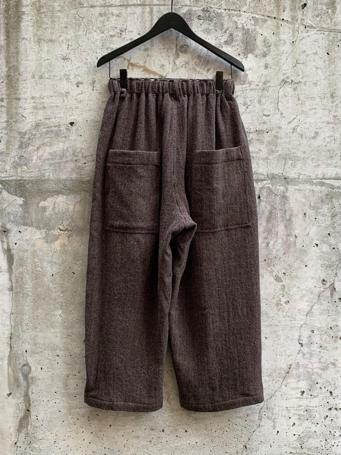 WOOL HERRINGBONE PANTS | MULTIPLE COLOURWAYS