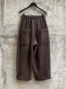 WOOL HERRINGBONE PANTS | MULTIPLE COLOURWAYS