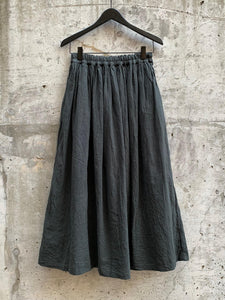 STRIPE SKIRT | CHARCOAL
