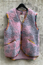 Load image into Gallery viewer, SHEEP WOOL VEST | PINK x LAVENDER
