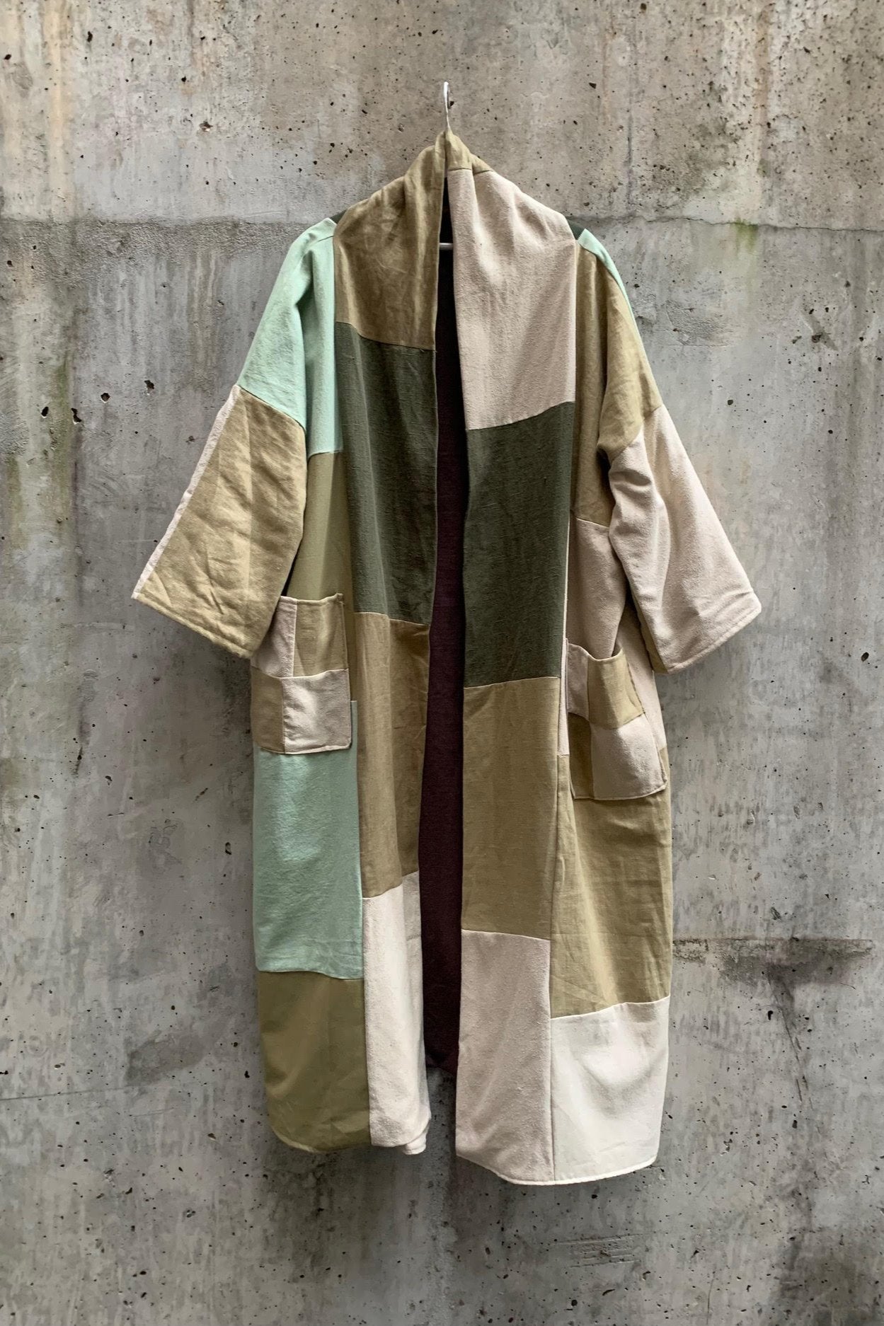 LONG COLOURBLOCK JACKET