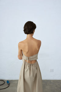 STRAPLESS DRESS | TOASTED